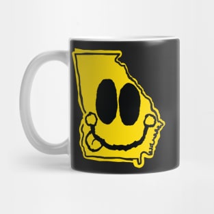 Georgia Happy Face with tongue sticking out Mug